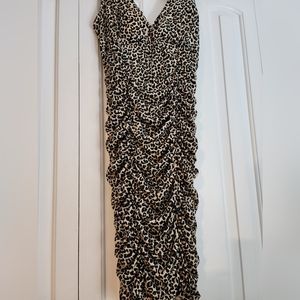 Leopard cocktail dress